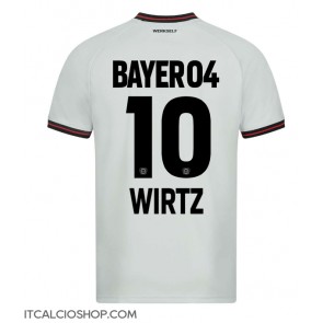 Bayer Leverkusen Florian Wirtz #10 Seconda Maglia 2023-24 Manica Corta